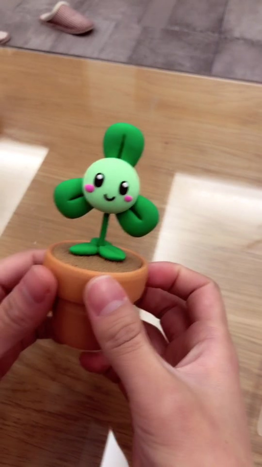 轻粘土手工植物大战僵尸步骤