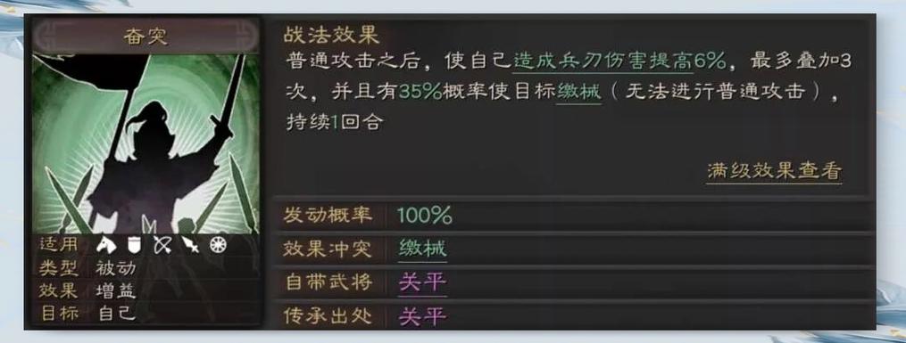 关平战法搭配图标