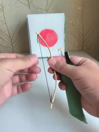 小学生自制弓箭