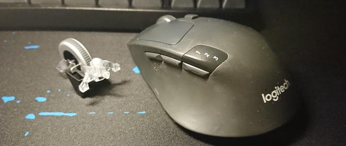 罗技鼠标滚轮失灵修复
