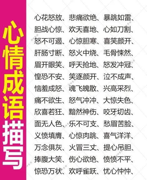 形容心情的词语