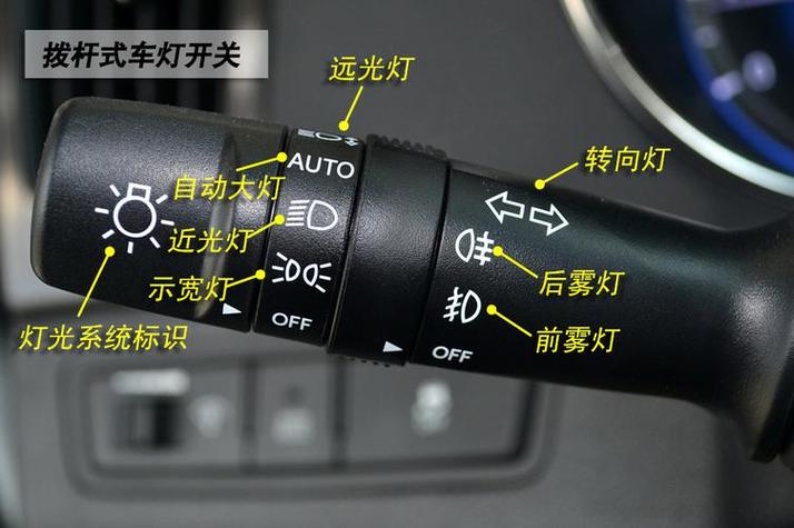 雷克萨斯灯光自动模式在什么位置图标