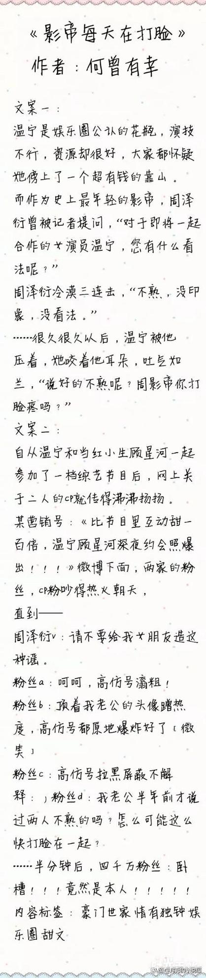 娱乐圈宠文