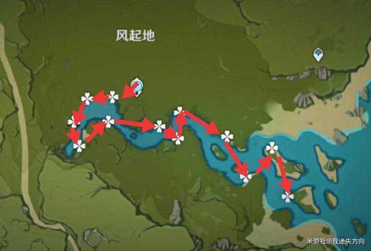 原神金鱼草采集路线