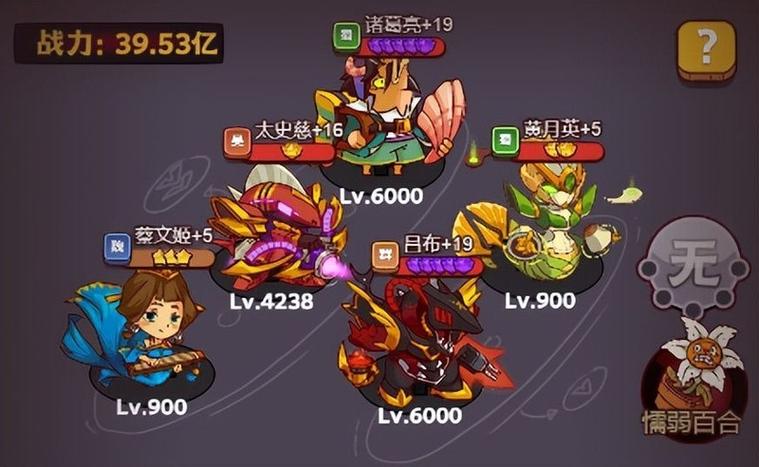 咸鱼之王推图阵容
