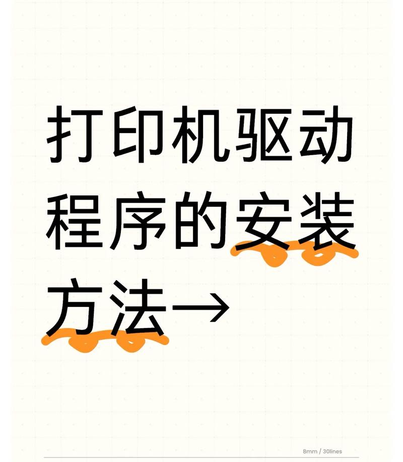 打印机安装驱动程序教程图标