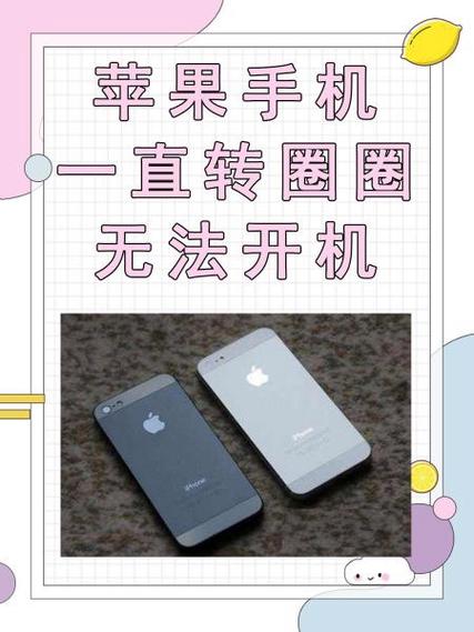 苹果手机屏幕转圈圈开不了机图标