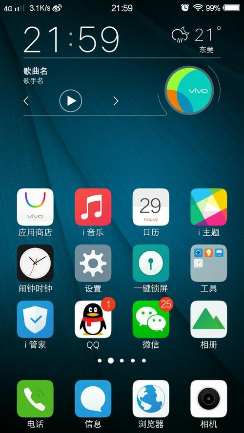 vivo手机顶部符号大全