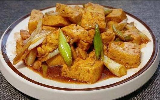 大葱烧豆腐