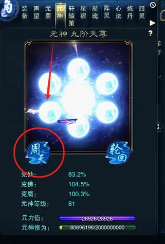 诛仙元神周天系统