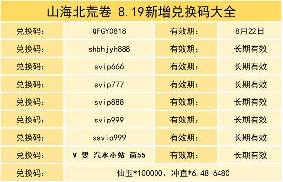 山海北荒卷抢红包