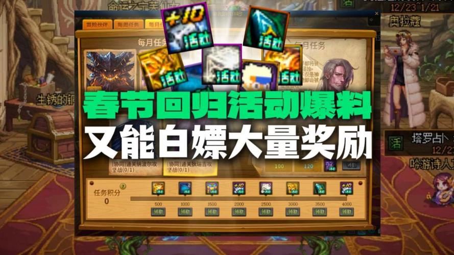 dnf春节回归活动