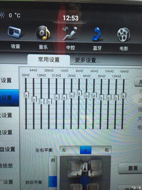 创酷音响均衡器调节图