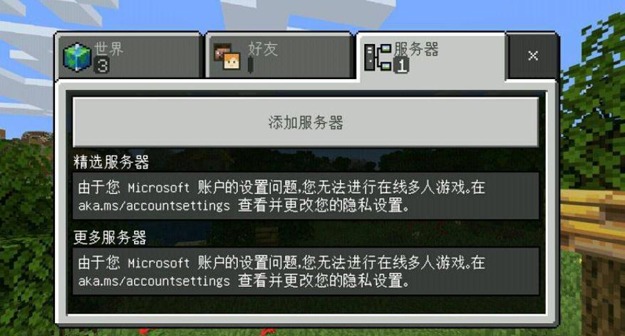 为什么我的世界登不进去