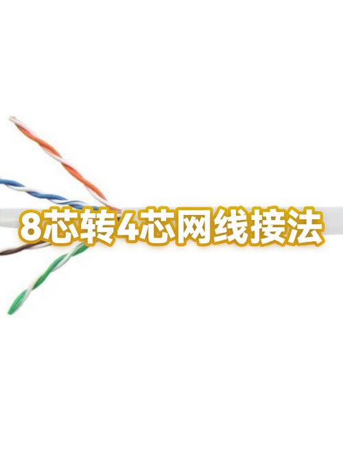 网线水晶头接4线跟8线