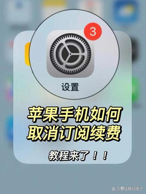 苹果app取消订阅图标