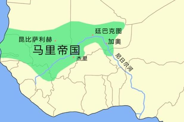 马里地图位置世界地图