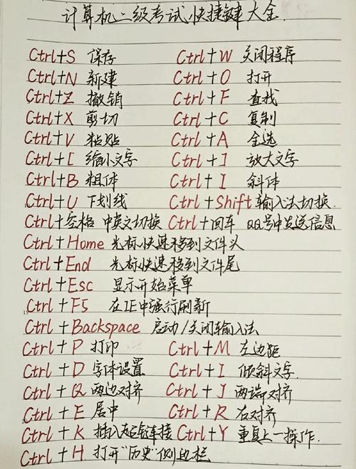 word加粗快捷键