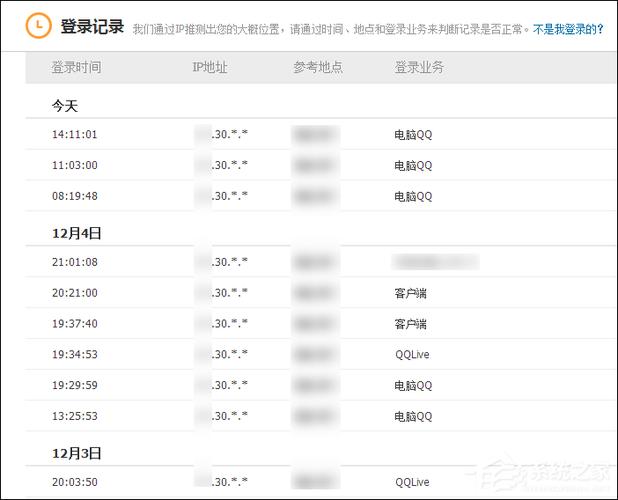 怎样查qq的所有登录记录查询