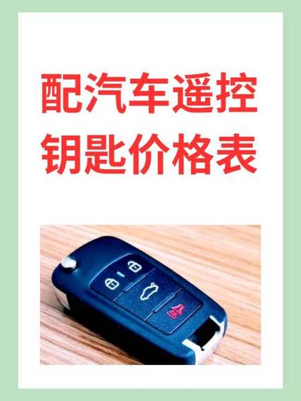 轿车遥控钥匙配一把多少钱图标