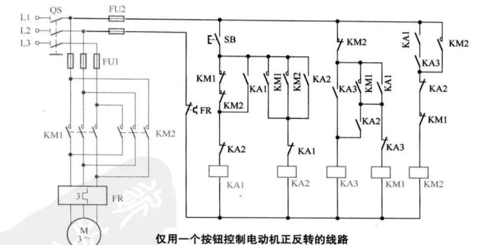 浴霸电机正反转电路图图标