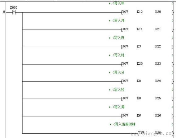 三菱plc延时指令怎么写