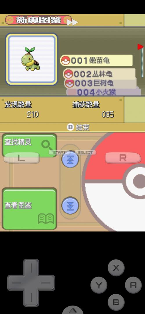 口袋妖怪白金版初始精灵