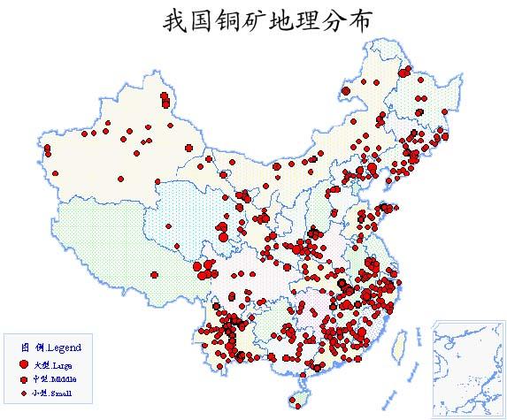 东北铜矿分布