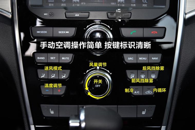 哈弗h2s车内按键功能