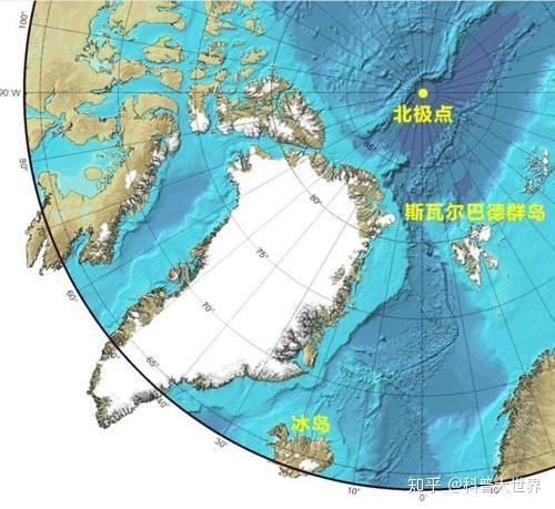 格陵兰岛冰下地形