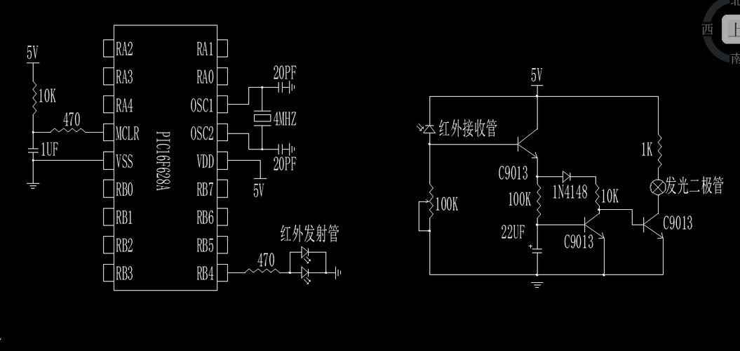 遥控红外线发射头电路