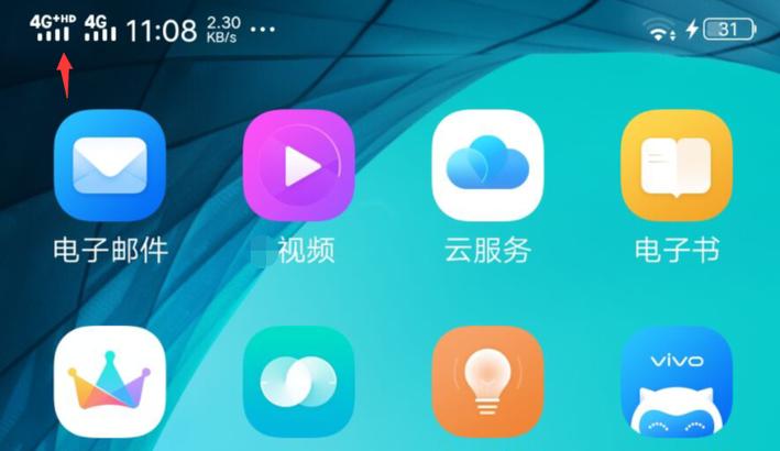 电话号码前面显示HD是什么意思图标