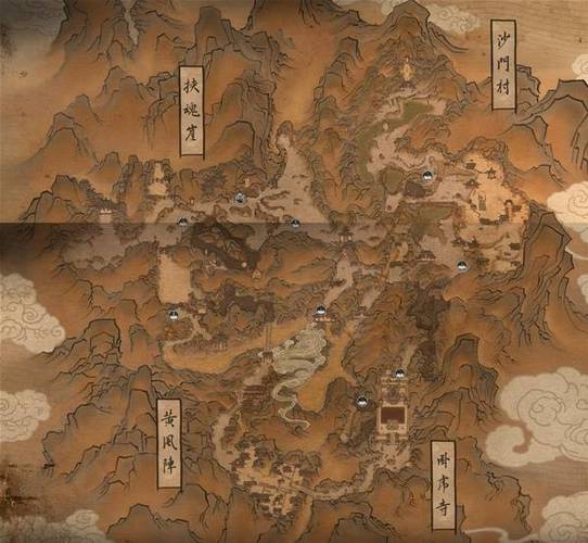 黄风岭第二章全图攻略图标