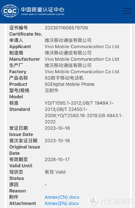 vivox100参数表