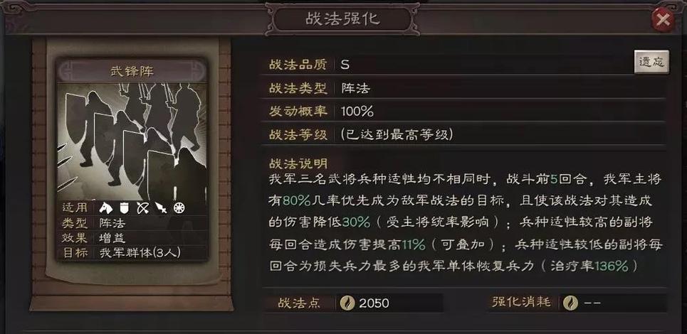 三国志战略版貂蝉吕玲绮武锋阵