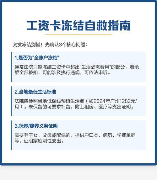 工资卡被冻结了怎么办,怎么生活呢图标
