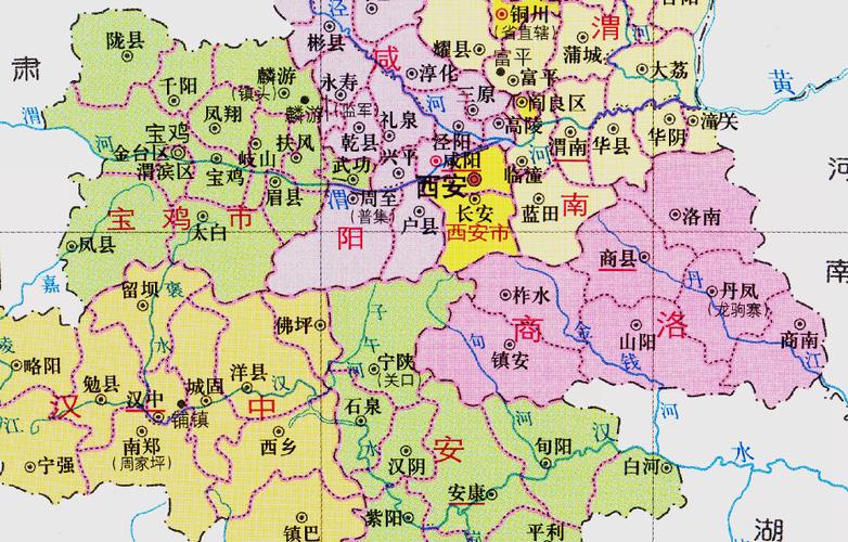 西安长安区详细地图