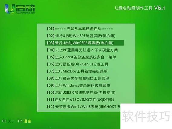 u启动u盘制作