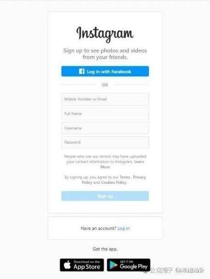 facebook注册登录