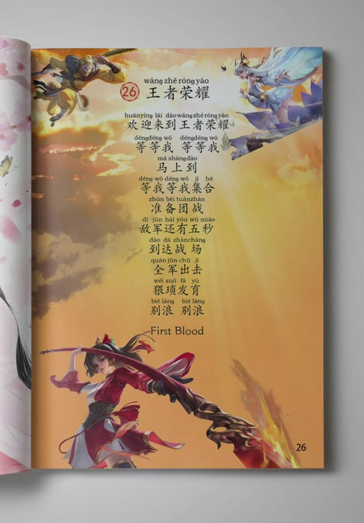 王者荣耀教科书