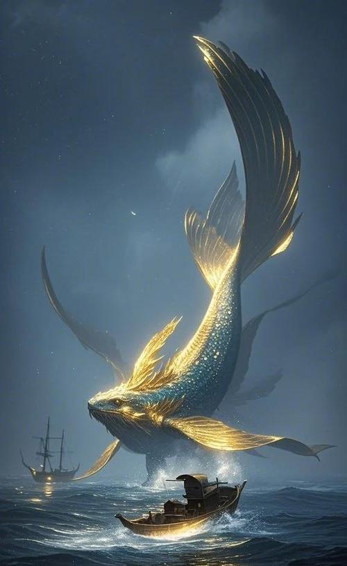 鲲变成鹏图片