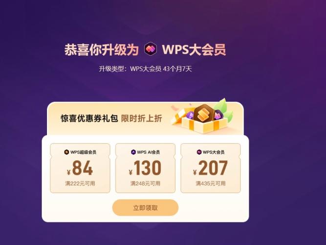 wps会员账号能让几个设备用图标