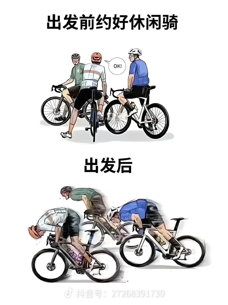 关于骑自行车搞笑段子图标