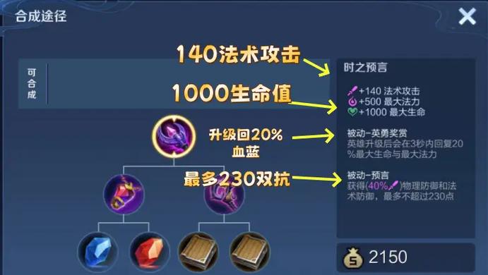 王者荣耀最强防御装备是什么装备图标