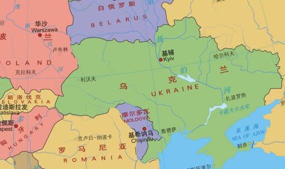 乌克兰地图世界地图
