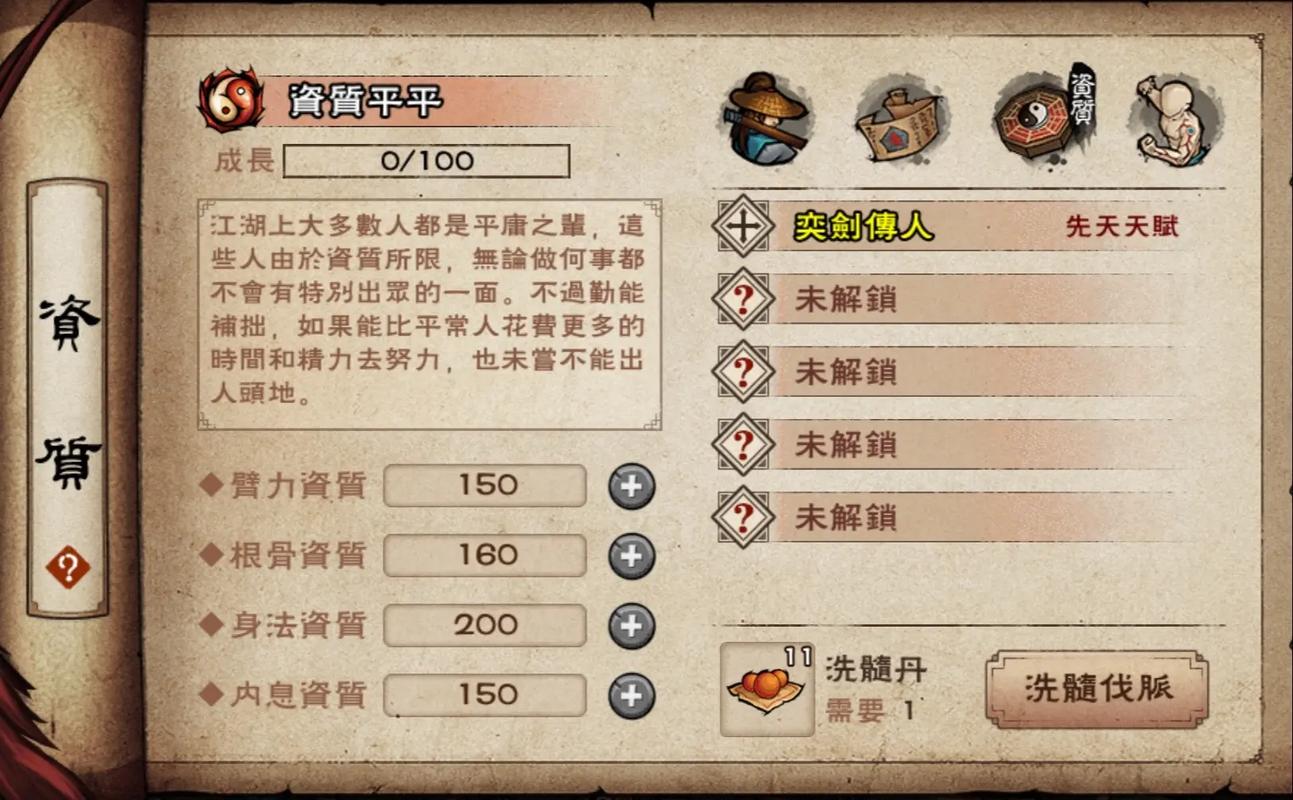 烟雨江湖墨学怎么升200图标