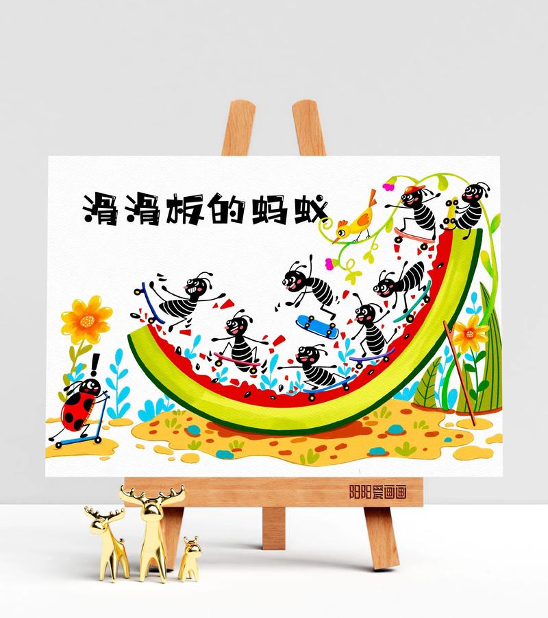 卡通蚂蚁简笔画图片