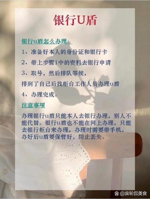 银行u盾办理流程