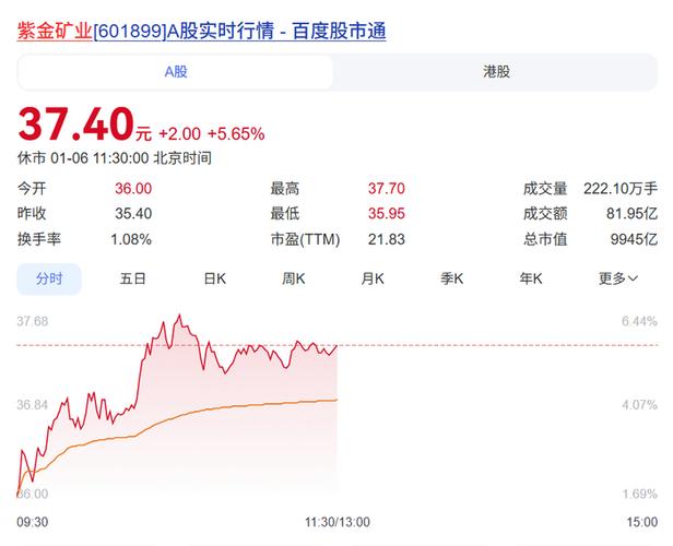 紫金股明天预计暴涨