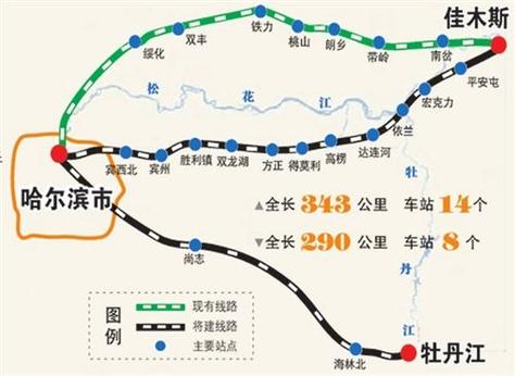 佳木斯到哈尔滨